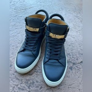 Buscemi Mens 100MM Push Ocean
Leather Sneakers US 10 EU 43